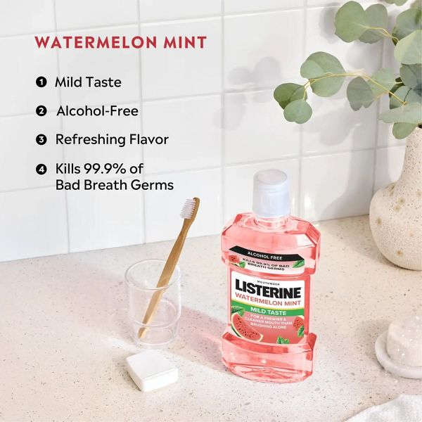 Listerine Watermelon Mint Mouthwash - 500ml