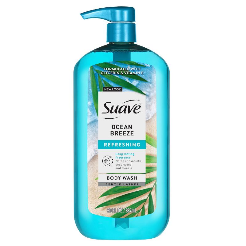 Suave Essentials Gentle Body Wash Ocean Breeze - 30 fl oz