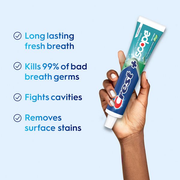 Crest + Scope Complete Whitening Fluoride Toothpaste - Minty Fresh - 5.4oz/2pk