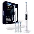Oral-B iO Series 9 Electric Toothbrush with 4 Brush Heads and Travel Case - Alabaster White