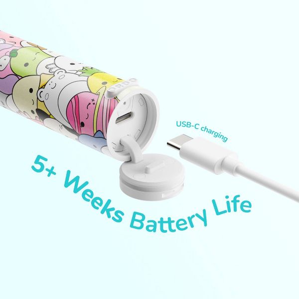 ORDO Sonic Lite Kids Squishmallows Cam & Squad Electric Toothbrush with Brush Head
