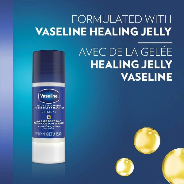 Vaseline All-Over Body Balm Stick Unscented - 1.4oz