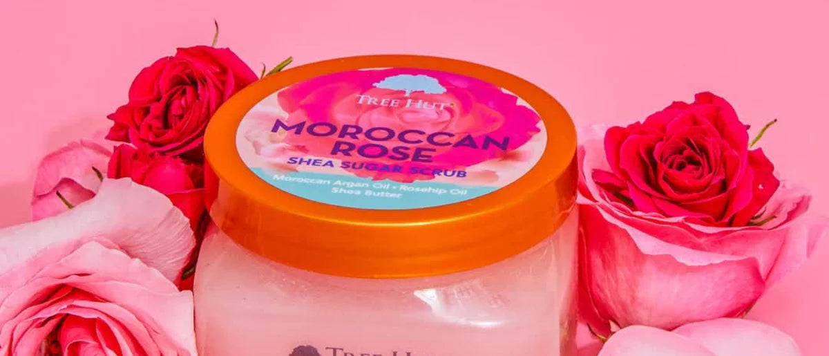 Tree Hut Moroccan Rose Shea Sugar Body Scrub - 18oz