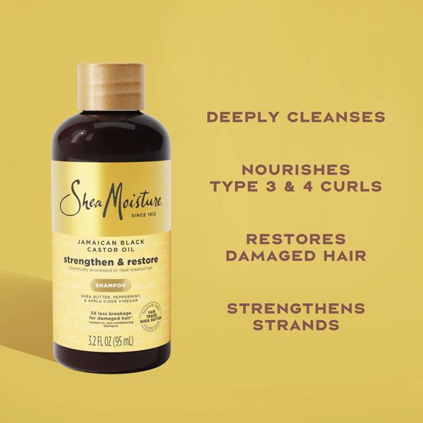 SheaMoisture Jamaican Black Castor Oil Strengthen & Restore Shampoo - 13 fl oz
