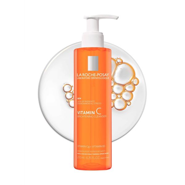 La Roche Posay Brightening Vitamin C Antioxidant Foaming Face Cleanser - 6.76 fl oz