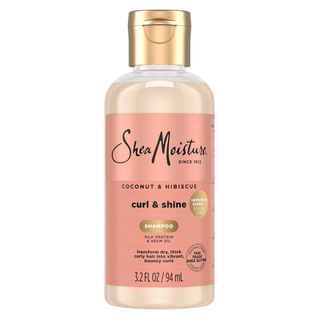 SheaMoisture Coconut & Hibiscus Curl & Shine Shampoo - 3.2 fl oz