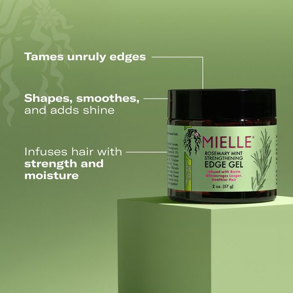 Mielle Organics Rosemary Mint Strengthening Edge Gel - 2oz