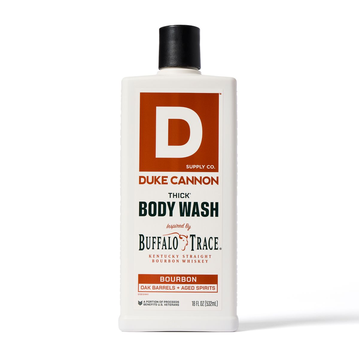 Duke Cannon Supply Co. THICK Men's Body Wash - Buffalo Trace Bourbon - 18 fl oz