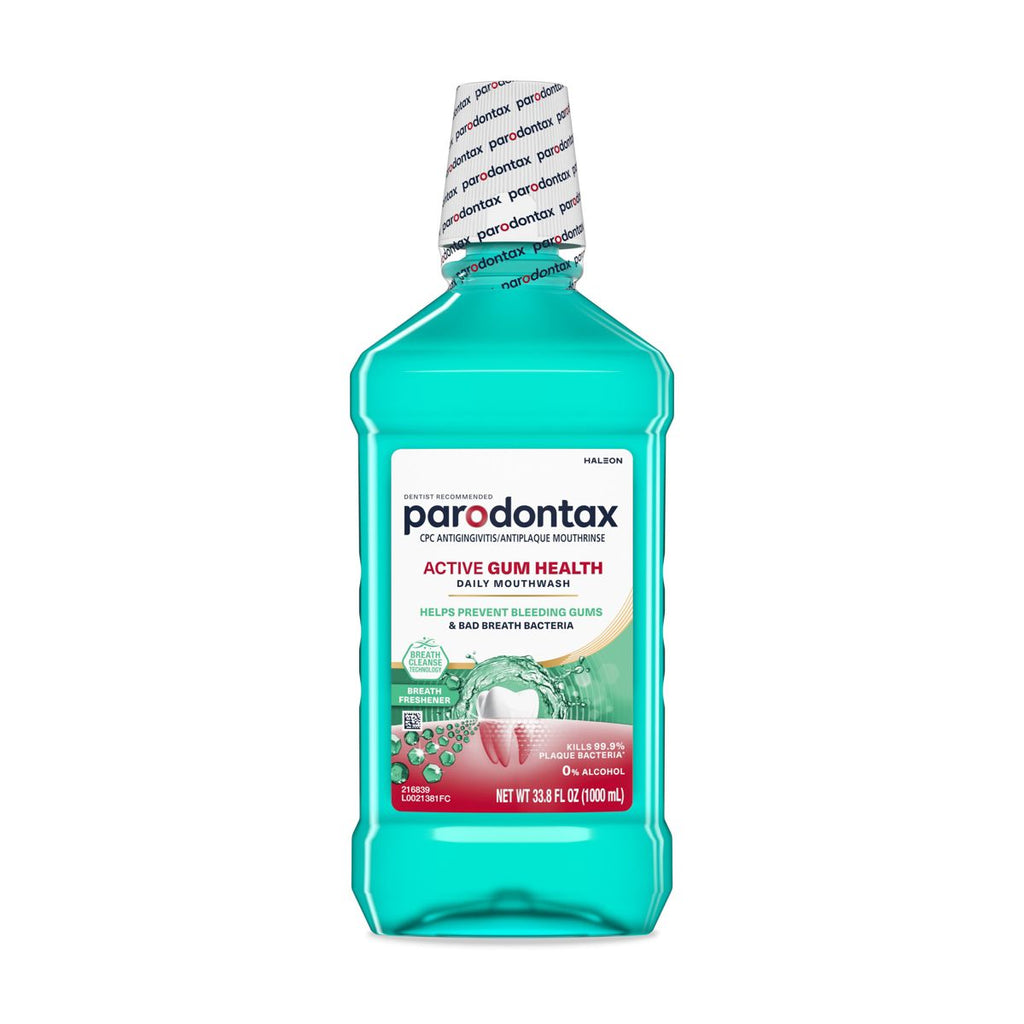 Parodontax Active Gum Health Breath Freshener Mouthwash - 33.8oz