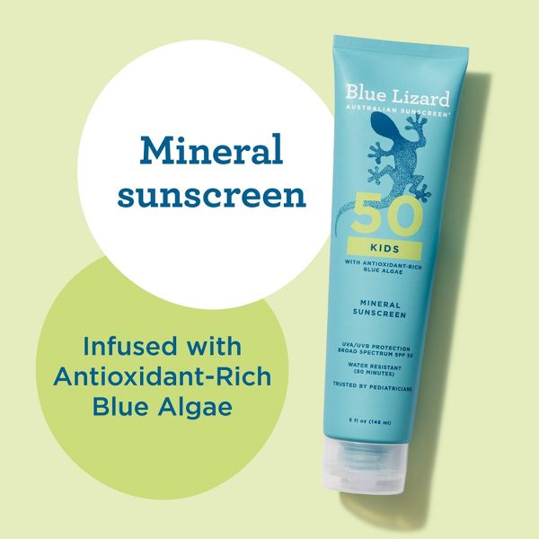Blue Lizard Kids' Mineral-Based Sunscreen Lotion - SPF 50 - 5 fl oz