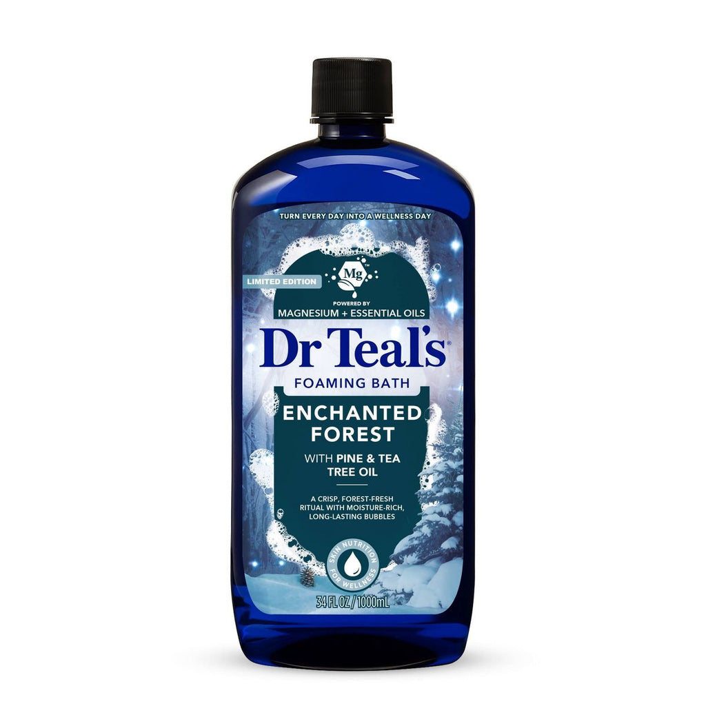 Dr Teal's Enchanted Forest Foaming Bubble Bath with Pine & Tea Tree Oil - 34 fl oz