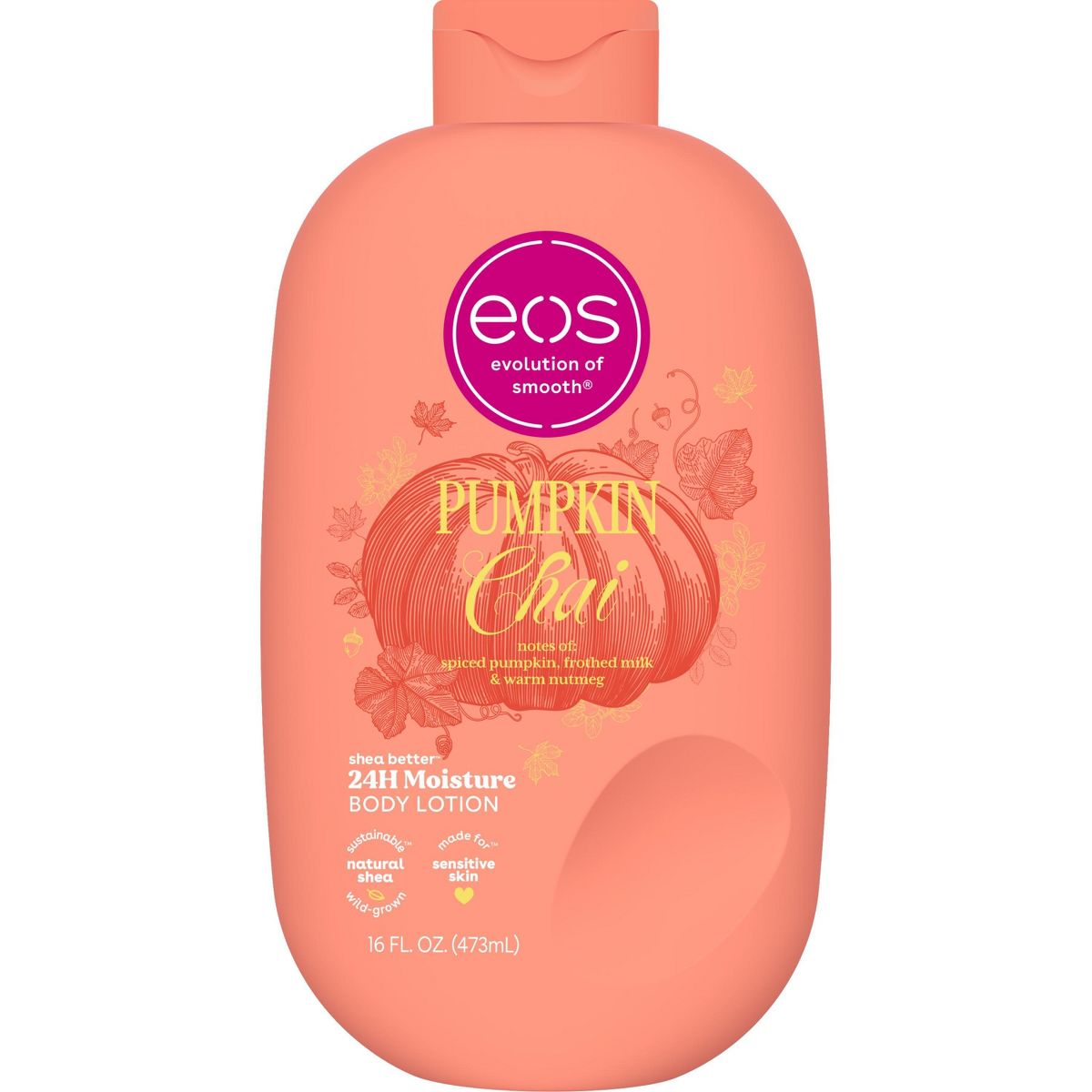 eos 24H Moisture Body Lotion - Pumpkin Chai - 16 fl oz