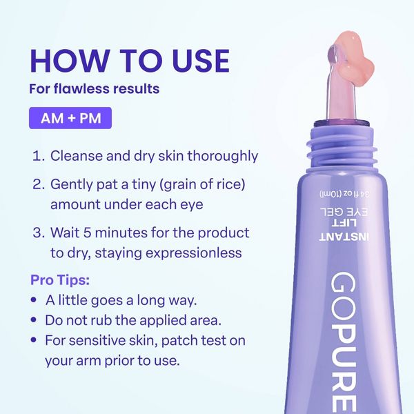 goPure Instant Eye Lift Gel - 0.34 fl oz