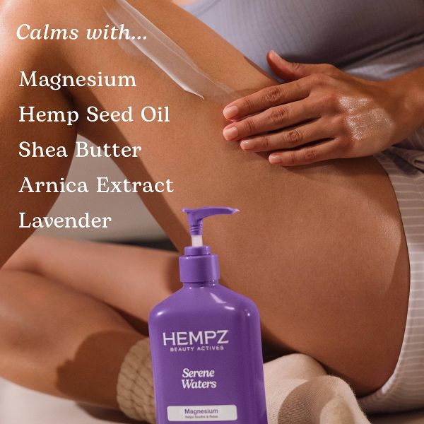 Hempz Serene Waters Body Moisturizer with Magnesium - 17 fl oz