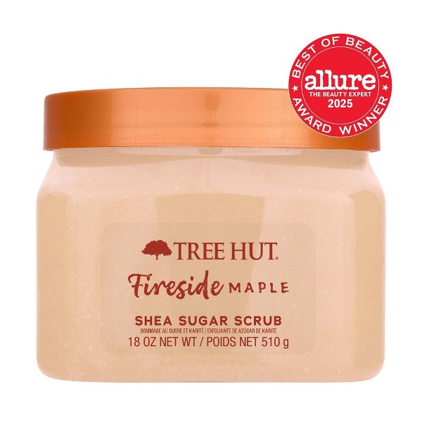 Tree Hut Fireside Maple Shea Sugar Body Scrub - 18oz