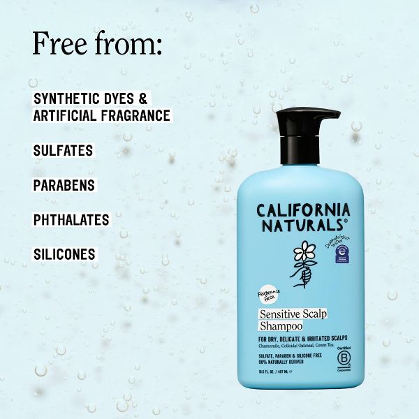 California Naturals Sensitive Scalp Shampoo - 16.5 fl oz