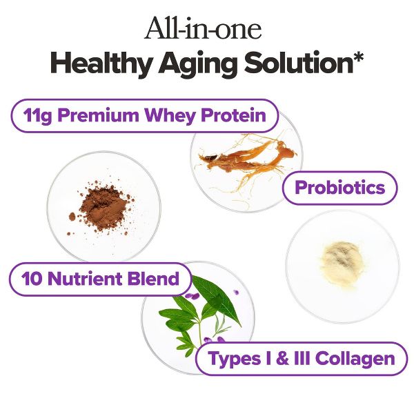 O Positiv MENO Healthy Aging Collagen & Protein Powder - Chocolate Brownie - 9.39oz