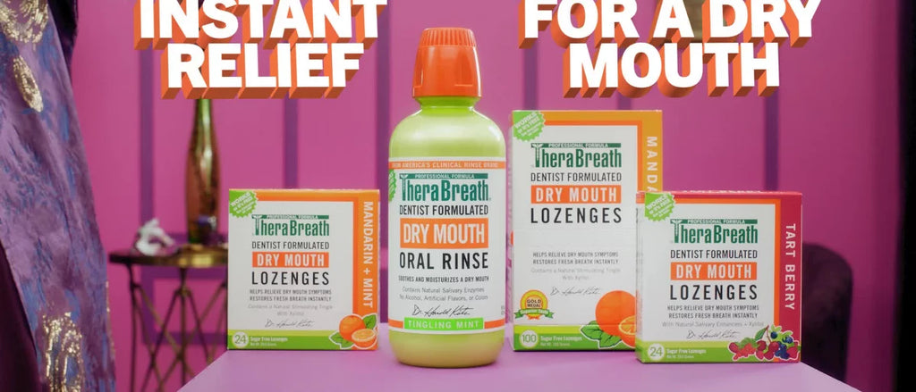 TheraBreath Dry Mouth Mint Lozenges - 100ct