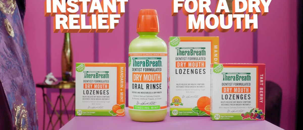 TheraBreath Dry Mouth Mint Lozenges - 100ct