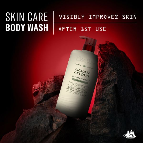 Old Spice Windborn Collection Men 's Body Wash for Oily Skin - Ocean Citrus - 20 fl oz