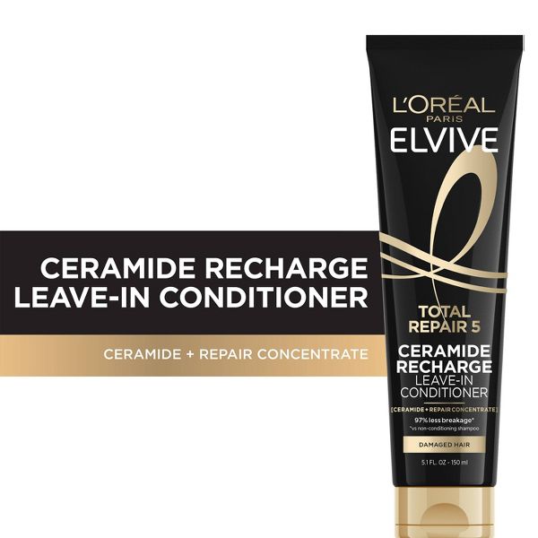L'Oreal Paris Elvive Total Repair 5 Protein Recharge Leave In Conditioner - 5.1 fl oz