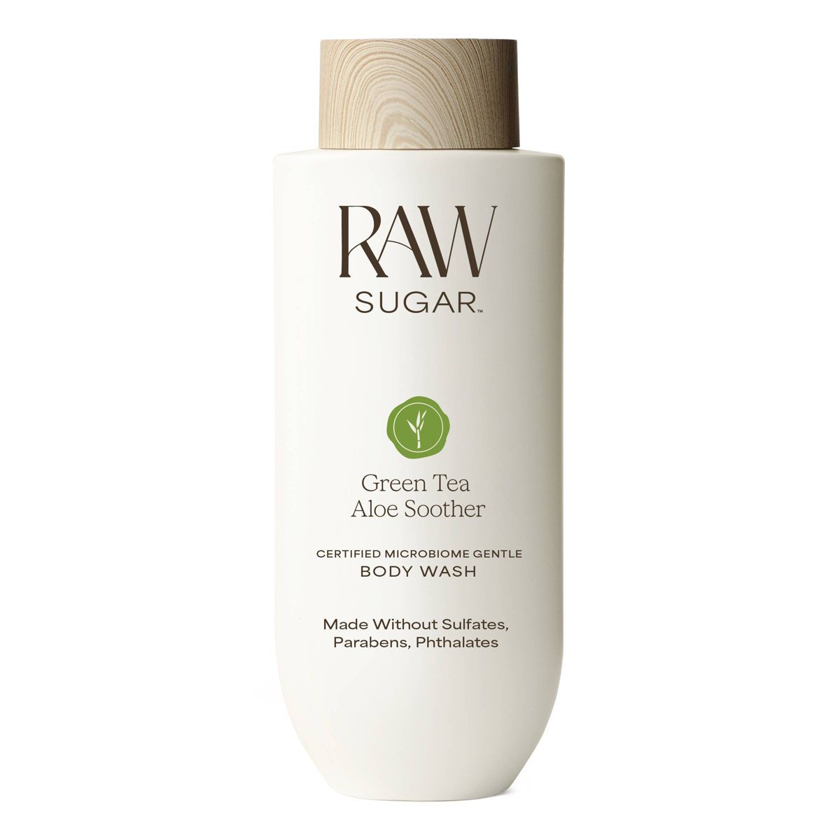 Raw Sugar Gentle and Hydrating Body Wash - Green Tea Aloe Soother - 20 fl oz