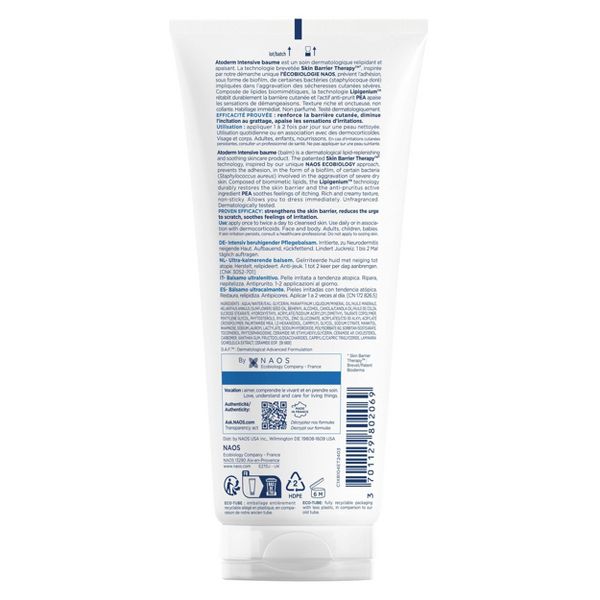 Bioderma Atoderm Intensive Balm Face Moisturizer - 6.7 fl oz