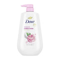 Dove Renew Body Wash Pump Peony & Rose Oil Nourishing 24hr Lotion-Soft Skin - 30.6 fl oz