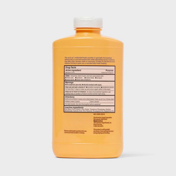 Medicated Body Powder Talc Free - 10oz - up&up™