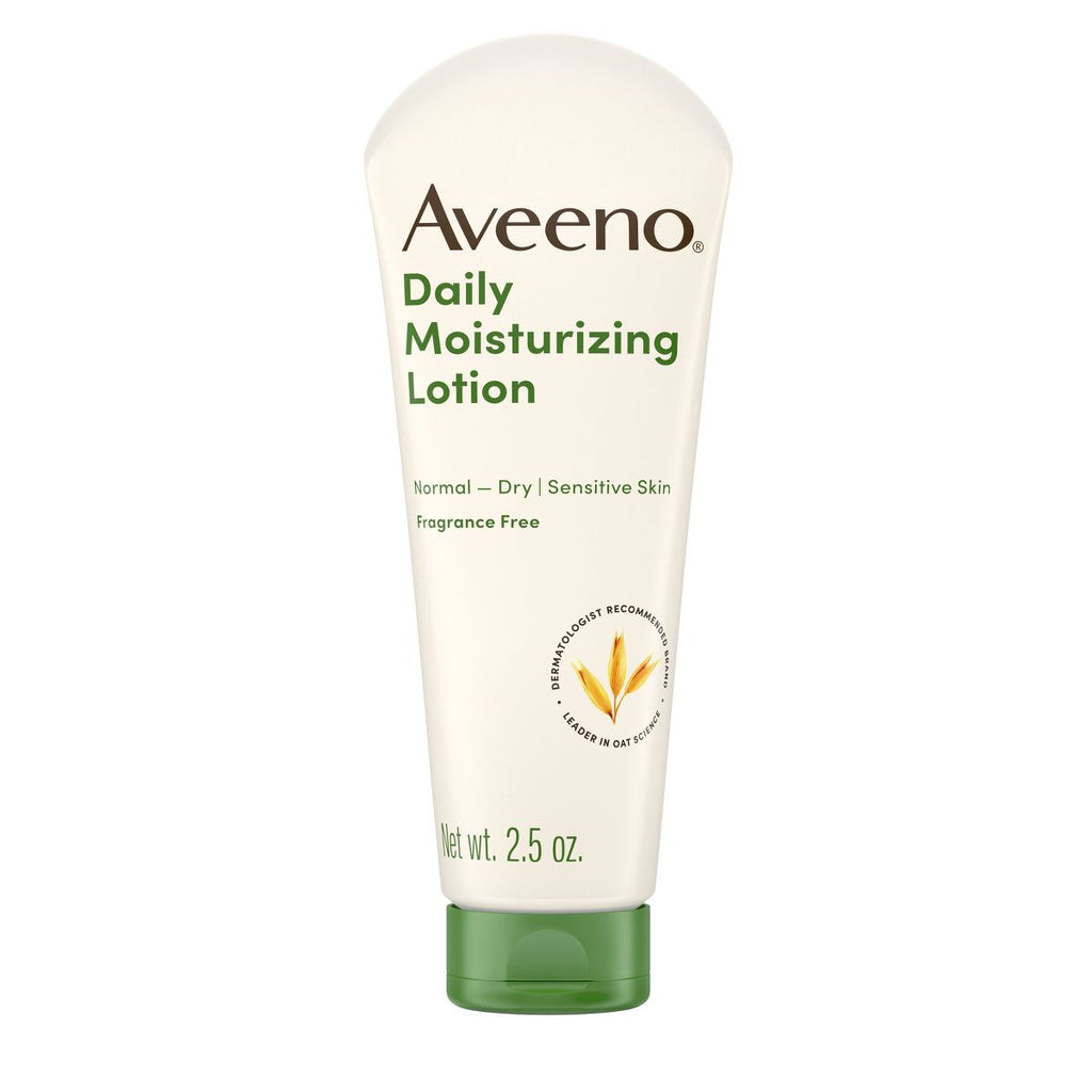 Aveeno Daily Moisturizing Body Lotion for Dry Skin, 2.5oz