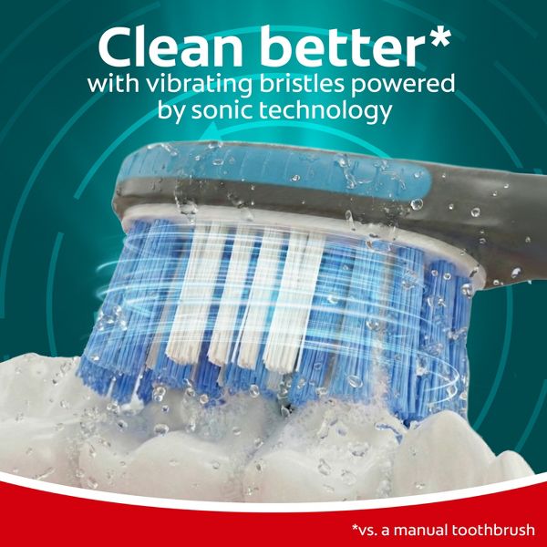 Colgate 360 Vibrate Deep Clean Battery Operated Electric Toothbrush - Soft - 2ct
