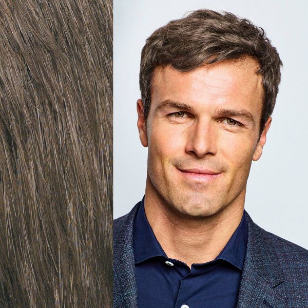 Just For Men Medium Brown Shampoo - H-35: Permanent Hair Color, Liquid Form, All Hair Types