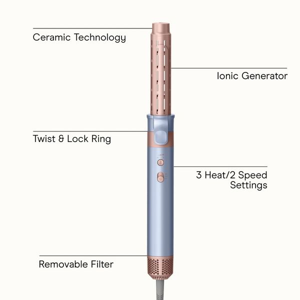 INFINITI PRO CONAIR Wet-to-Dry Styling Wand with Multiple Attachments & Storage Bag