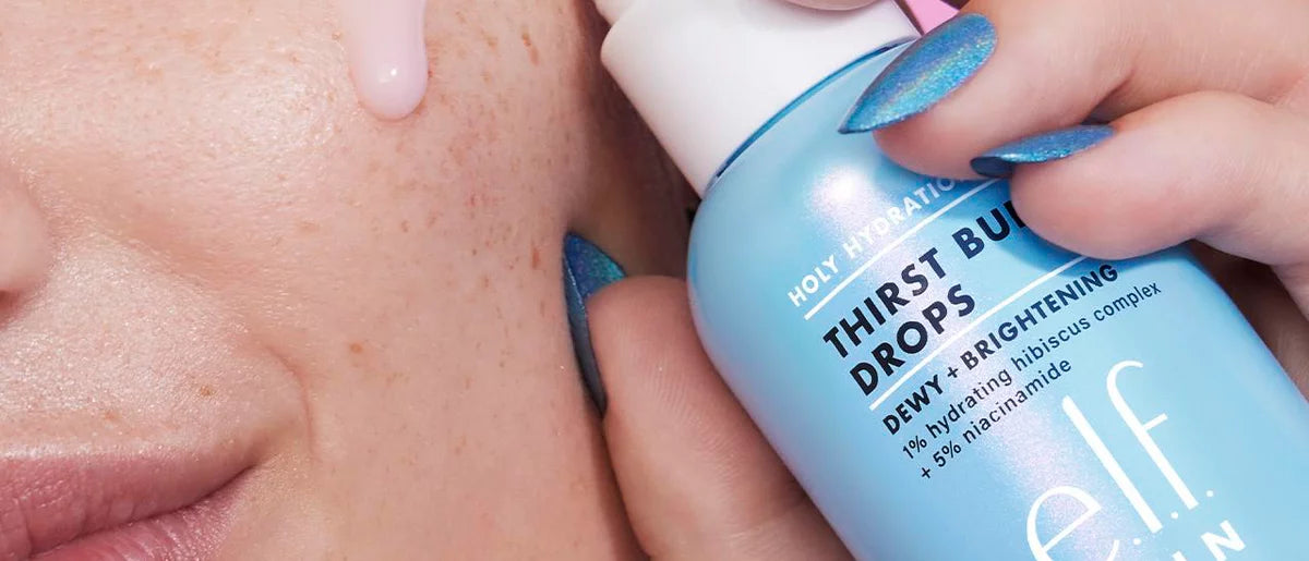 e.l.f. SKIN The Hottest Drops Duo - Bronzing Drops & Holy Hydration! Thirst Burst Drops Mini Duo - 2ct/0.33 fl oz