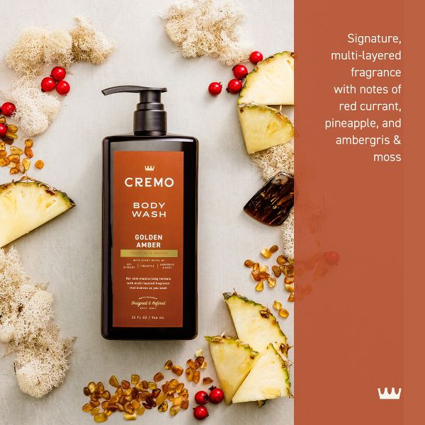 Cremo Body Wash - Golden Amber - 32 fl oz