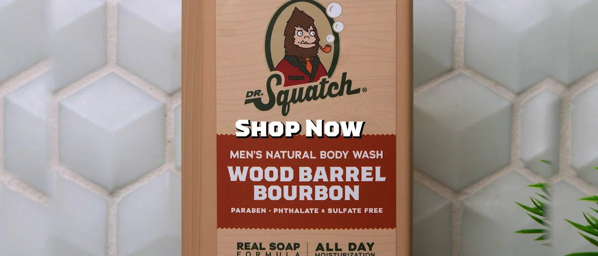DR. SQUATCH Men's Natural Non-Exfoliating Body Wash - Fresh Falls - 14 fl oz
