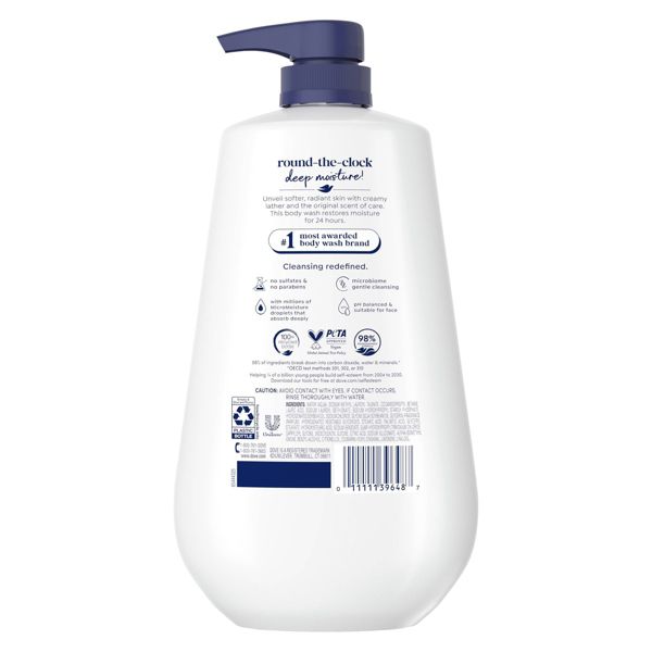 Dove Beauty Deep Moisture Body Wash Nourishes the Driest Skin