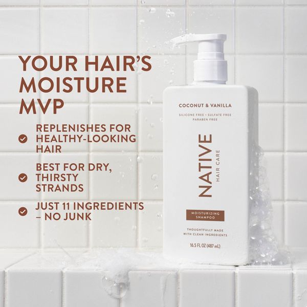 Native Coconut & Vanilla Hair Moisturizing Shampoo - 36 fl oz