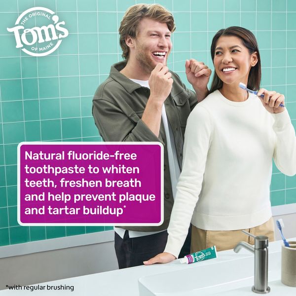 Tom's of Maine Antiplaque and Whitening Toothpaste - 4.5oz