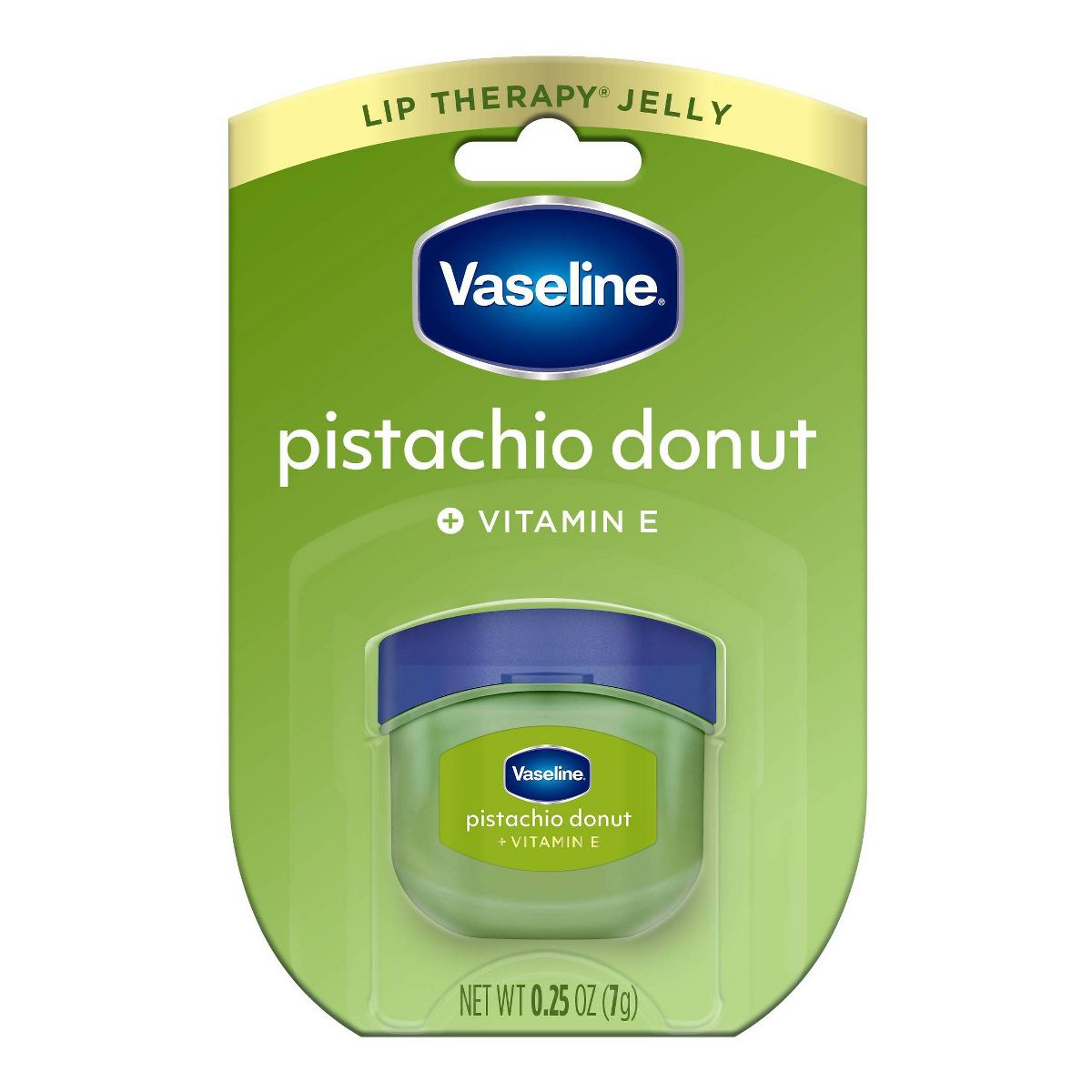 Vaseline Lip Therapy Mini Lip Balm - Pistachio Donut - Travel Size - 0.25oz