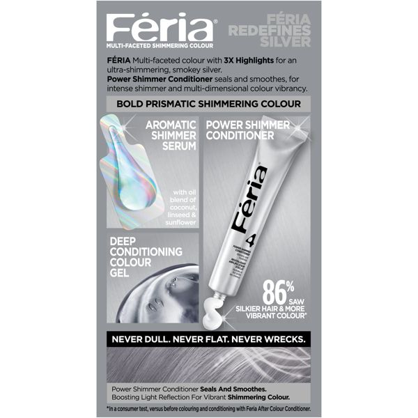 L'Oreal Paris Feria High Intensity Shimmering Color Power Red - R48 Intense Deep Auburn - 1 Kit