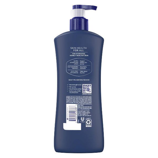 Vaseline Men Fast Absorbing Moisture 3-in-1 Body, Face & Hands Pump Lotion Scented - 20.3 fl oz