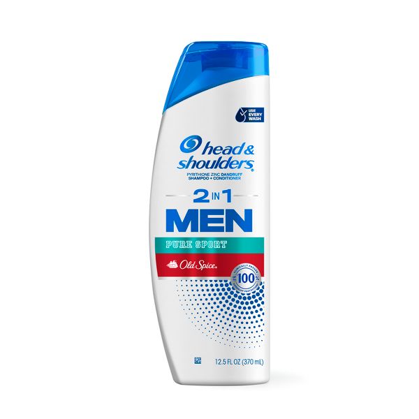 Head & Shoulders Old Spice Pure Sport Anti-Dandruff 2-in-1 Shampoo + Conditioner - 12.5 fl oz