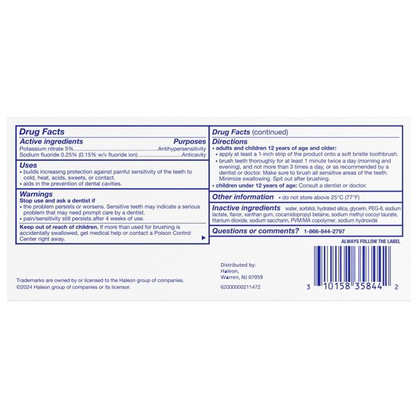 Sensodyne Pronamel Active Shield Whitening Toothpaste - 2pk