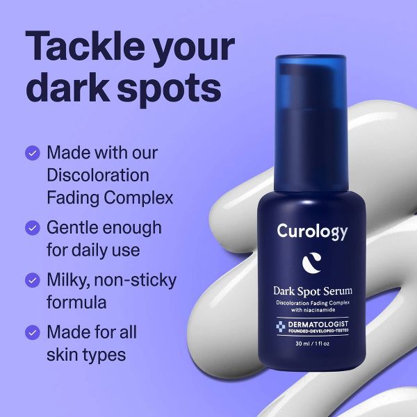 Curology Dark Spot Serum with Niacinamide, Glycolic Acid and Kojic Acid - 1fl oz