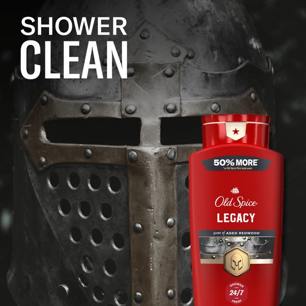 Old Spice Red Collection Men's Long-Lasting Fragrance Refreshing Clean Body Wash - Legacy - 24 fl oz
