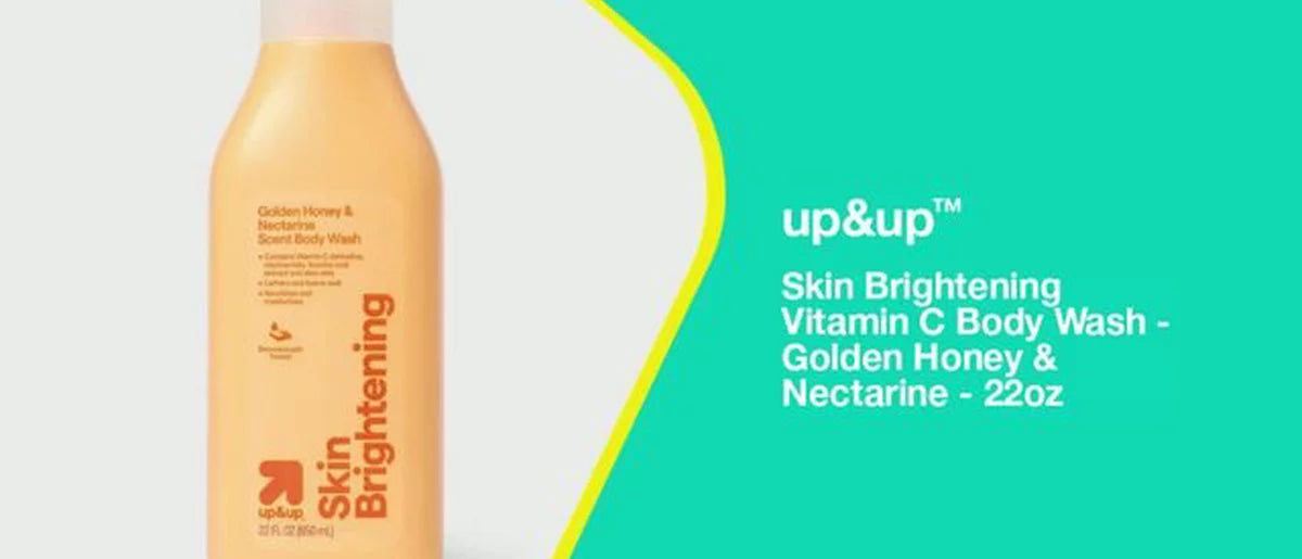 Skin Brightening Vitamin C Body Wash - Golden Honey & Nectarine - 22 fl oz - up&up™