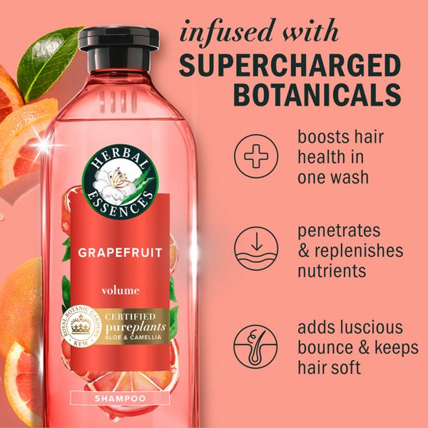 Herbal Essences Grapefruit Volumizing Shampoo, For Fine Hair - 13.5 fl oz