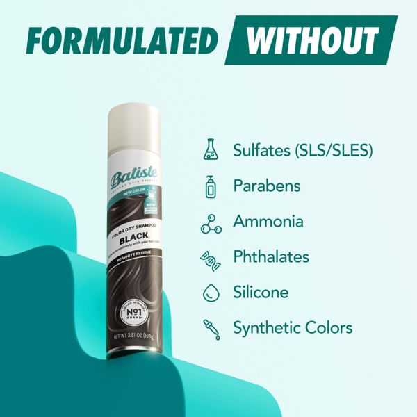 Batiste Hint of Color Black Dry Shampoo – 3.81oz