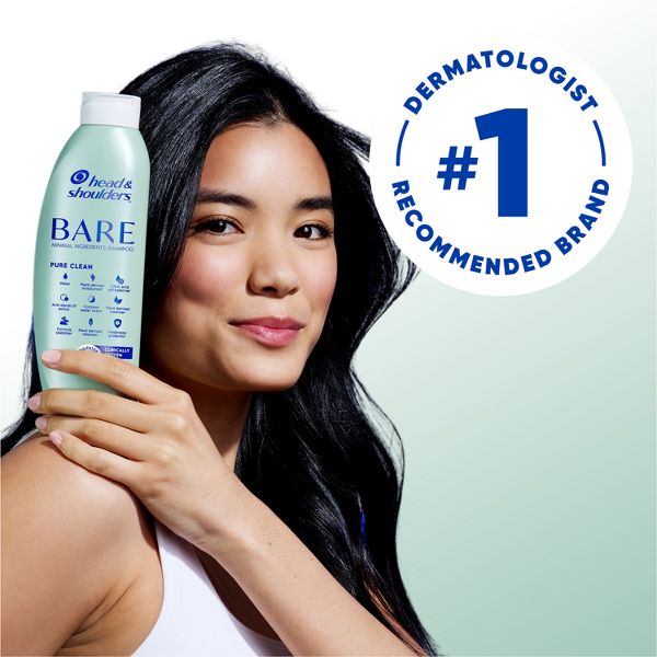 Head & Shoulders Bare Anti Dandruff Soothing Hydration Shampoo, Sulfate Free - 13.5 fl oz